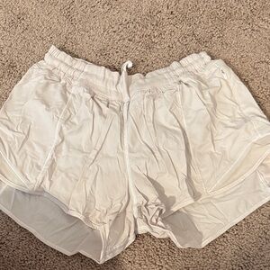 lululemon athletica Cream Athletic Shorts